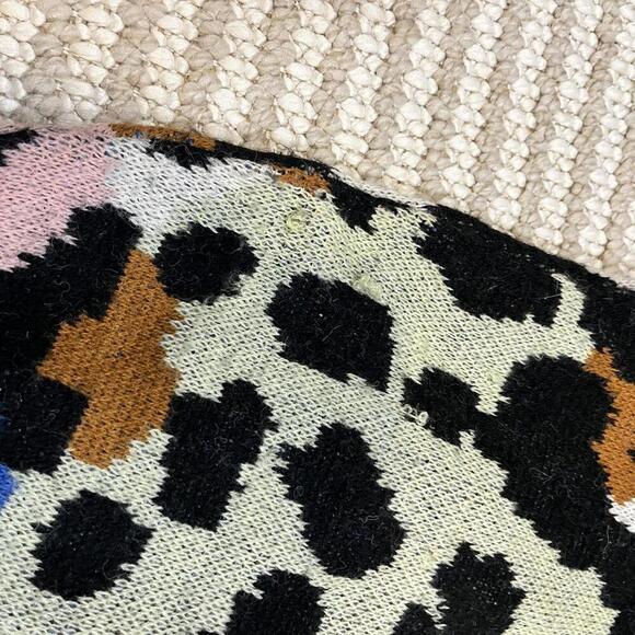 FARM RIO Mixed Ikat Hearts Knit Cardigan - Picture 6 of 8